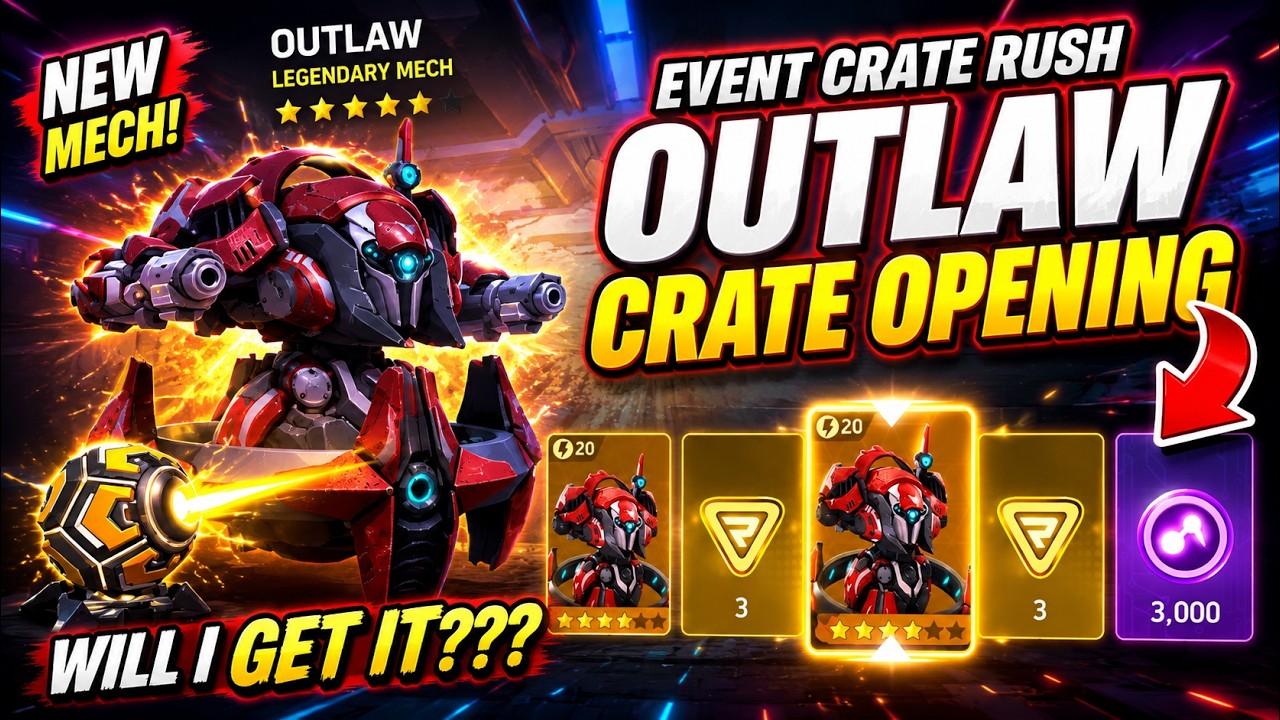 I GOT OUTLAW 😱🔥 THIS MECH IS INSANE WITH STORM RACKS 💀 | MECH ARENA