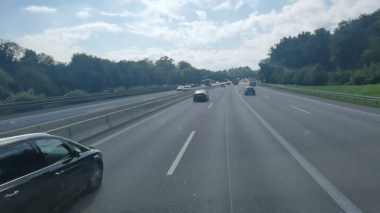 Mercedes Actros 1853 - Fahrt Pforzheim nach Waldshut - Teils. Auffahrt Pforzheim bis Kreuz Stuttgart