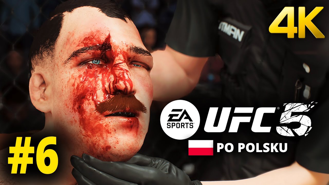 LEKARZ PRZERWAŁ WALKĘ 😱 - Kariera Janusza [#6] | UFC 5 PL PS5 | UFC 5 Tryb Kariery | UFC 5 Po Polsku