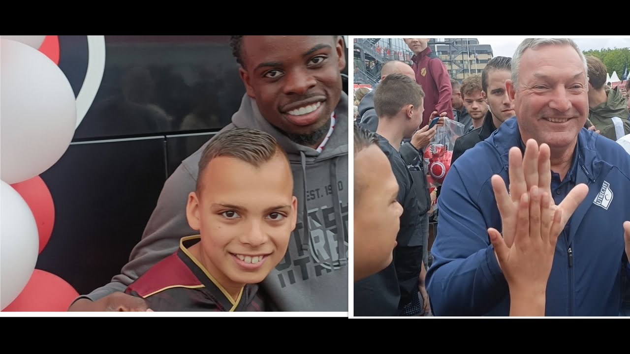 FC Utrecht open dag 2024-2025 / Sfeervolle spelers presentatie