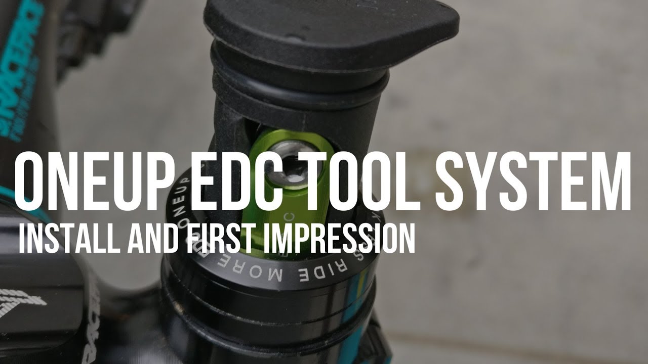 OneUp EDC Tool System | The James Bond of Bike Tools | Install and first impression