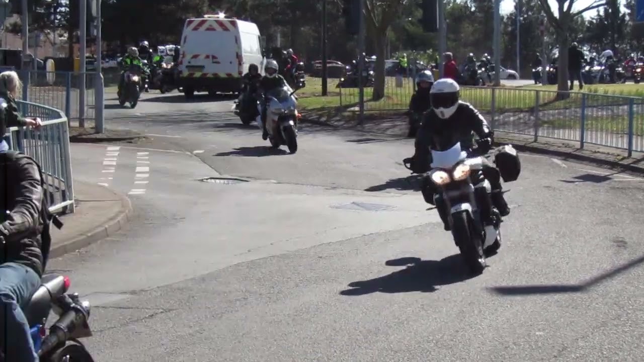 Star Bikers 46th Charity egg run 2025 at Longton strand, Stoke-on-Trent