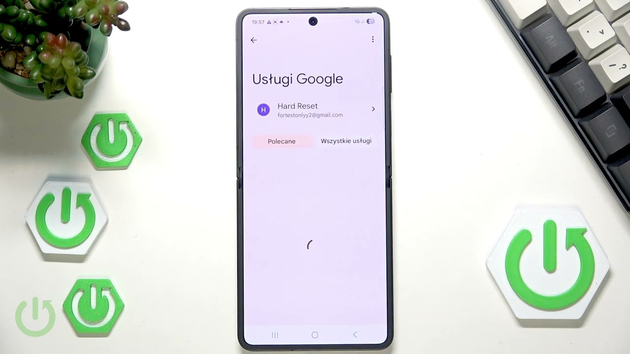 SAMSUNG Galaxy Z Flip 7 &ndash; Jak zalogować się do konta Google