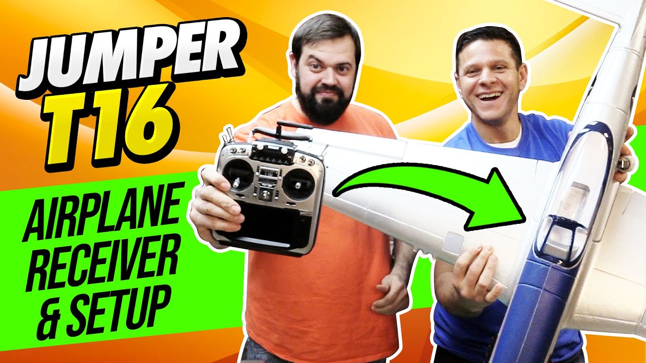 Jumper T16 Pro & R8 Airplane Receiver Review | Fixed Wing Setup Open TX
