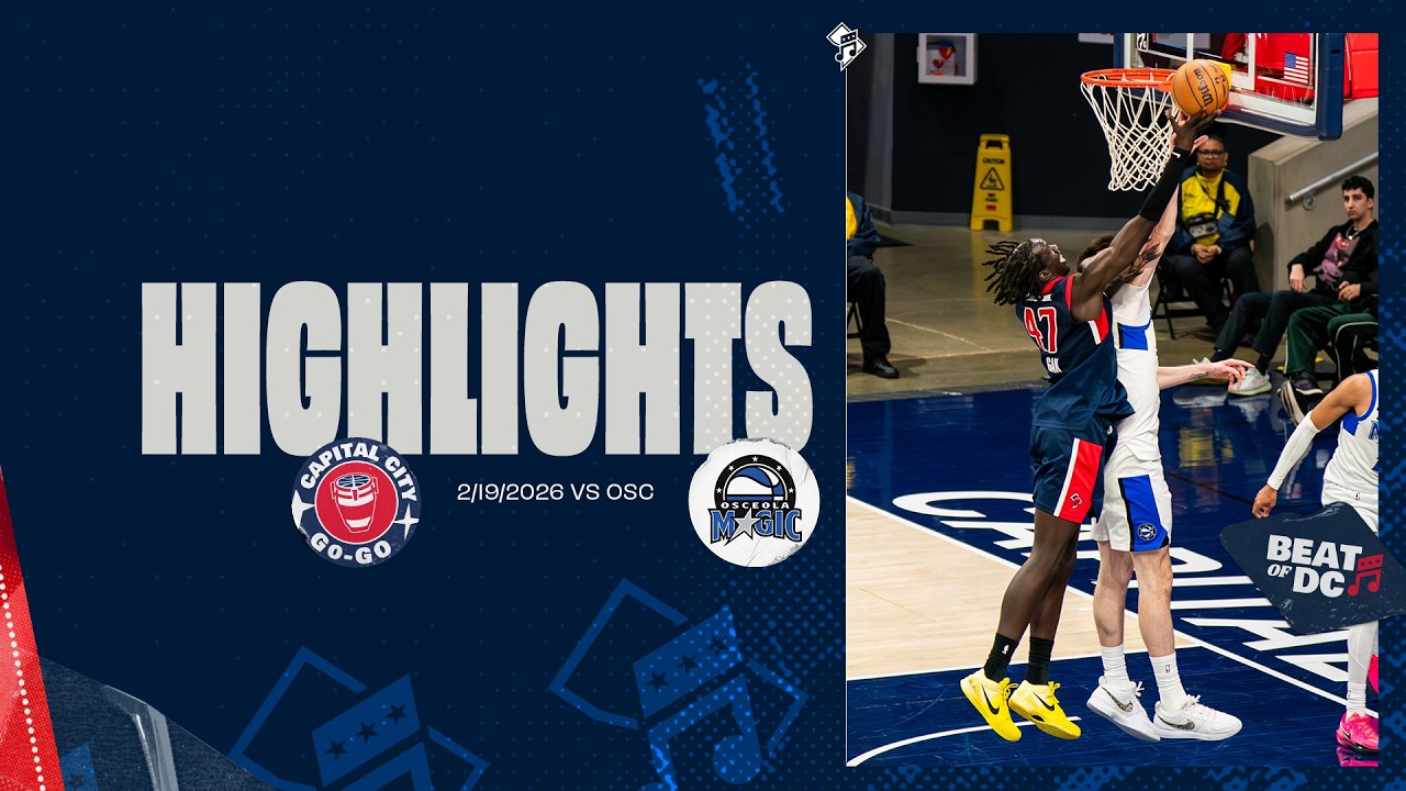 Highlights: Capital City Go-Go vs Osceola Magic | 2.19.26