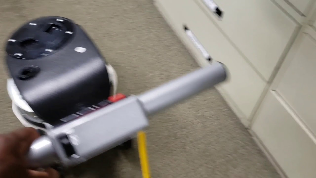 Cleaning commercial carpet using TRU-CLEAN prespray & The Orbot Vibe