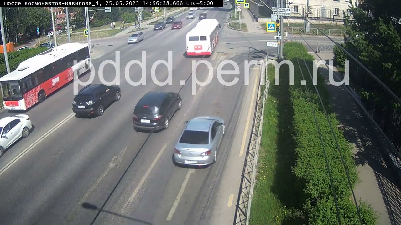 25.05.2023 14-56 шоссе Космонавтов - Вавилова ДТП Пермь