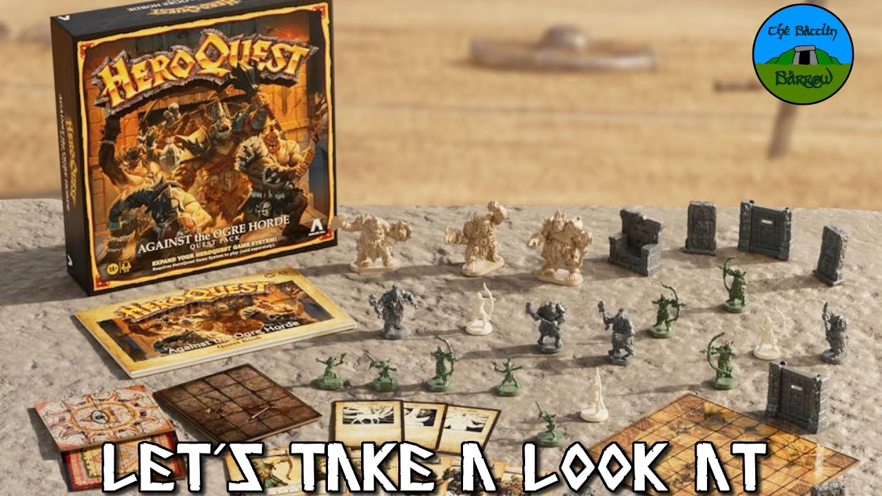 Обзор дополнения Heroquest Against the Ogre Horde от Avalon Hill.