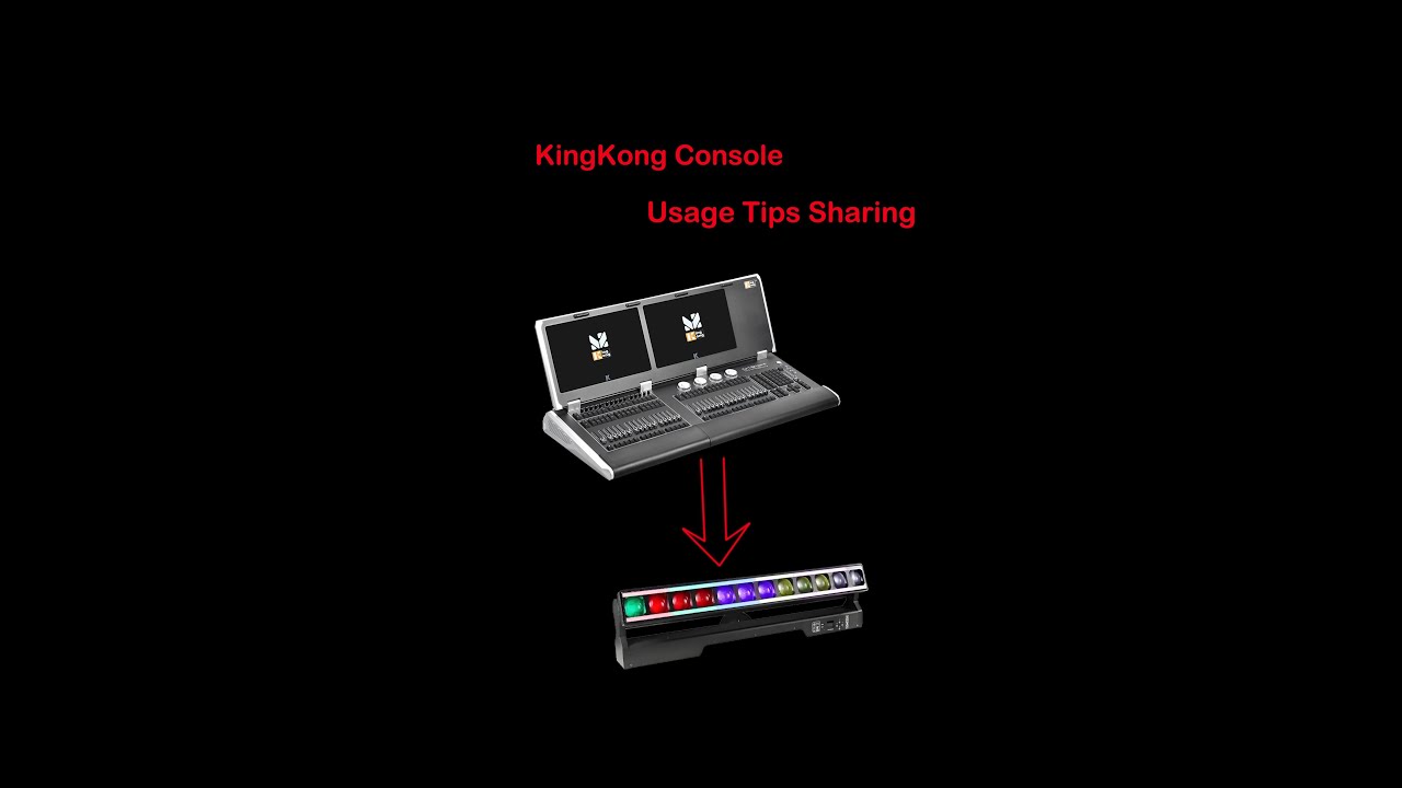 KingKong Console Usage Tips Sharing ---Control Stage lighting Rattlesnake