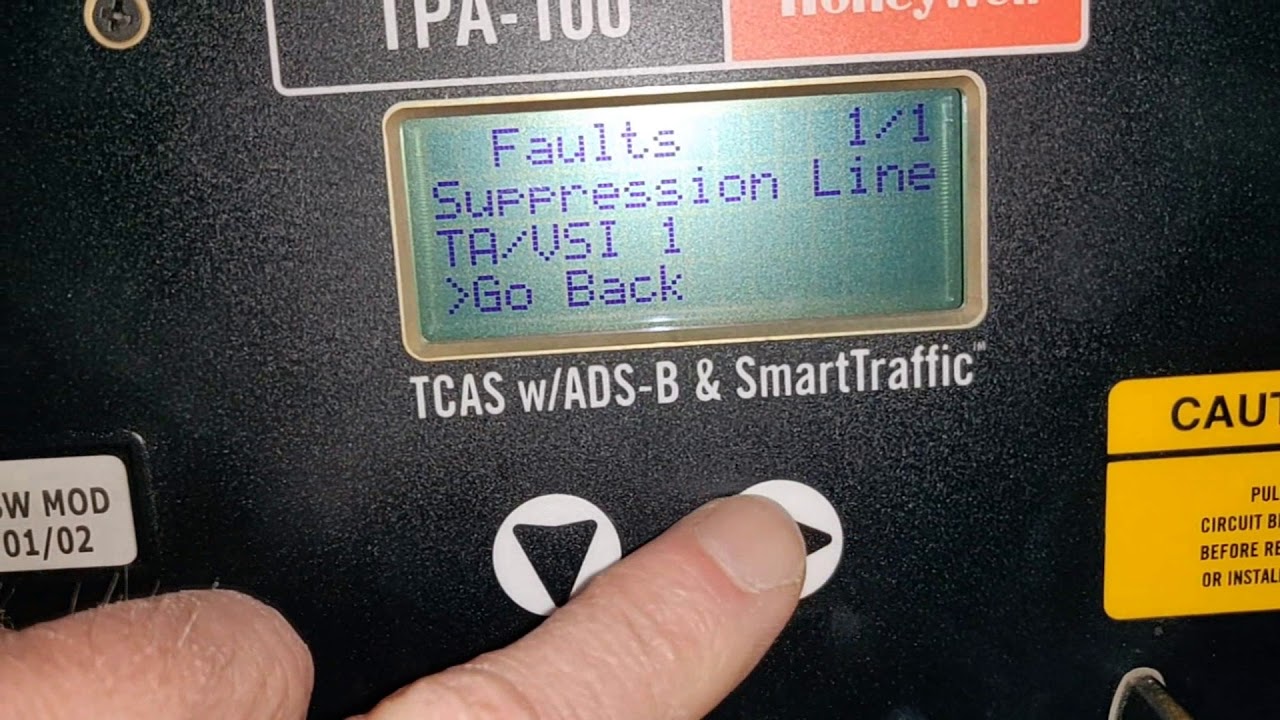 Failed TCAS Test
