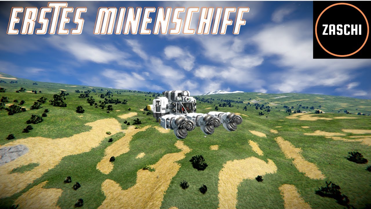 Space Engineers Tutorial #4 - Das erste Minenschiff - Deutsch