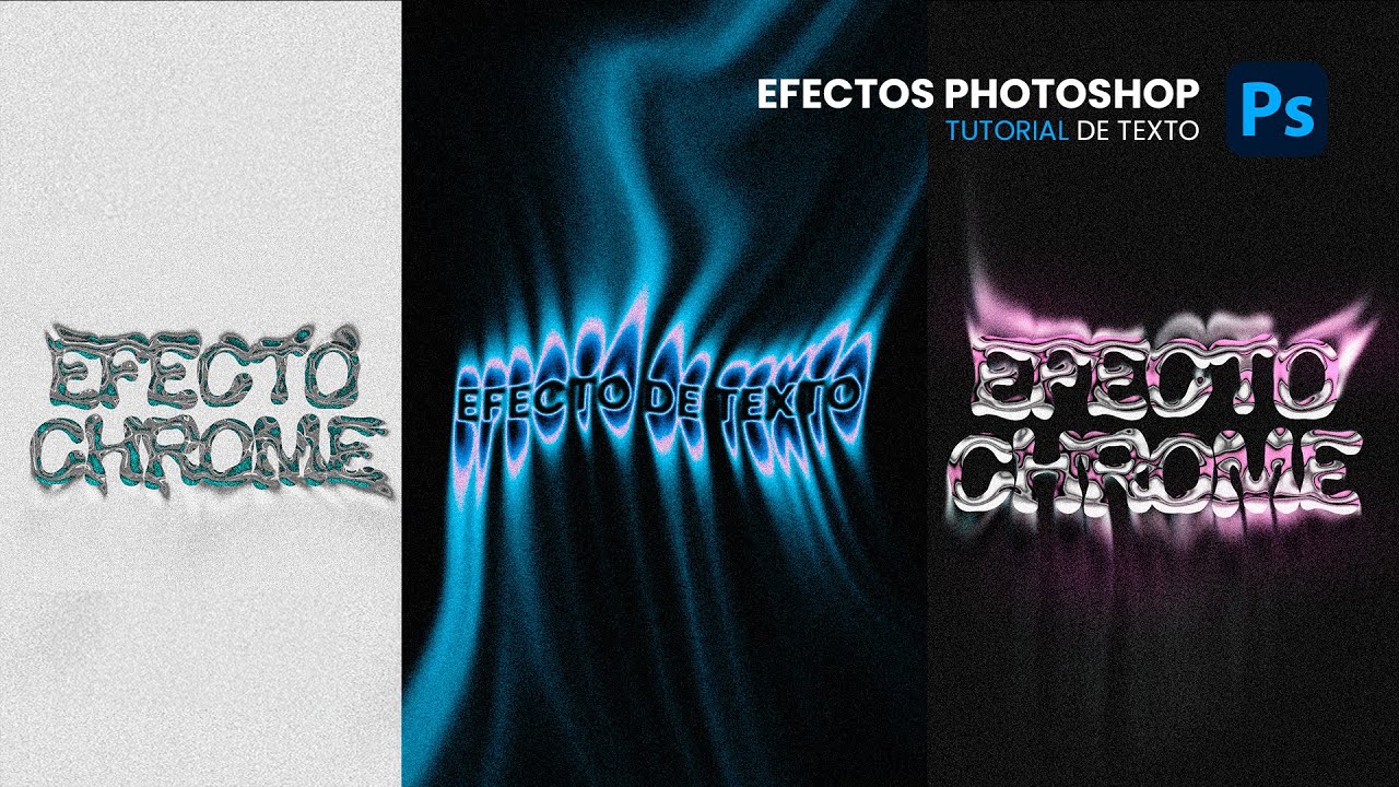🔥 EFECTOS de TEXTO en Photoshop Fácil y Rápido | Tutorial #2