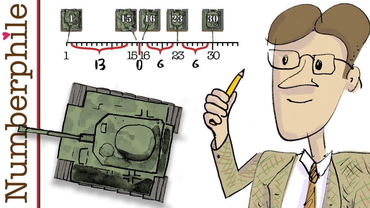 Умный способ подсчёта танков — Numberphile