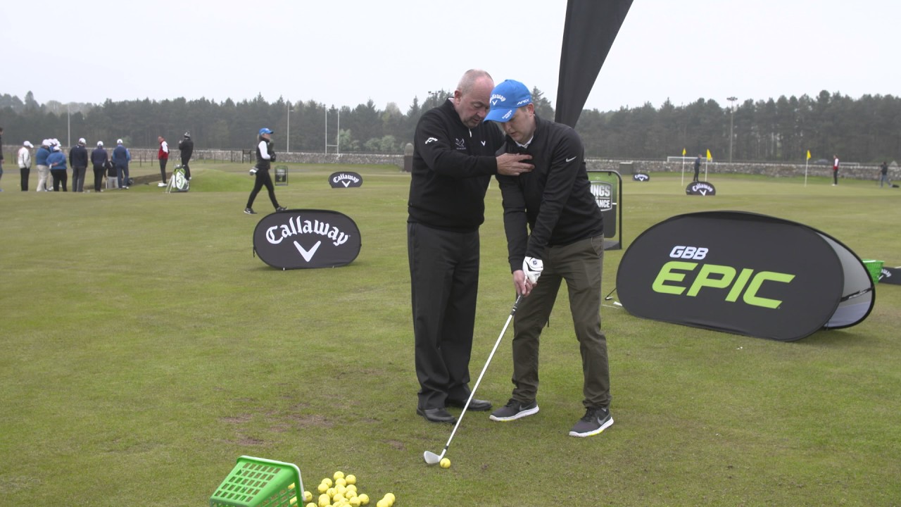 A more upright posture for more consistency
