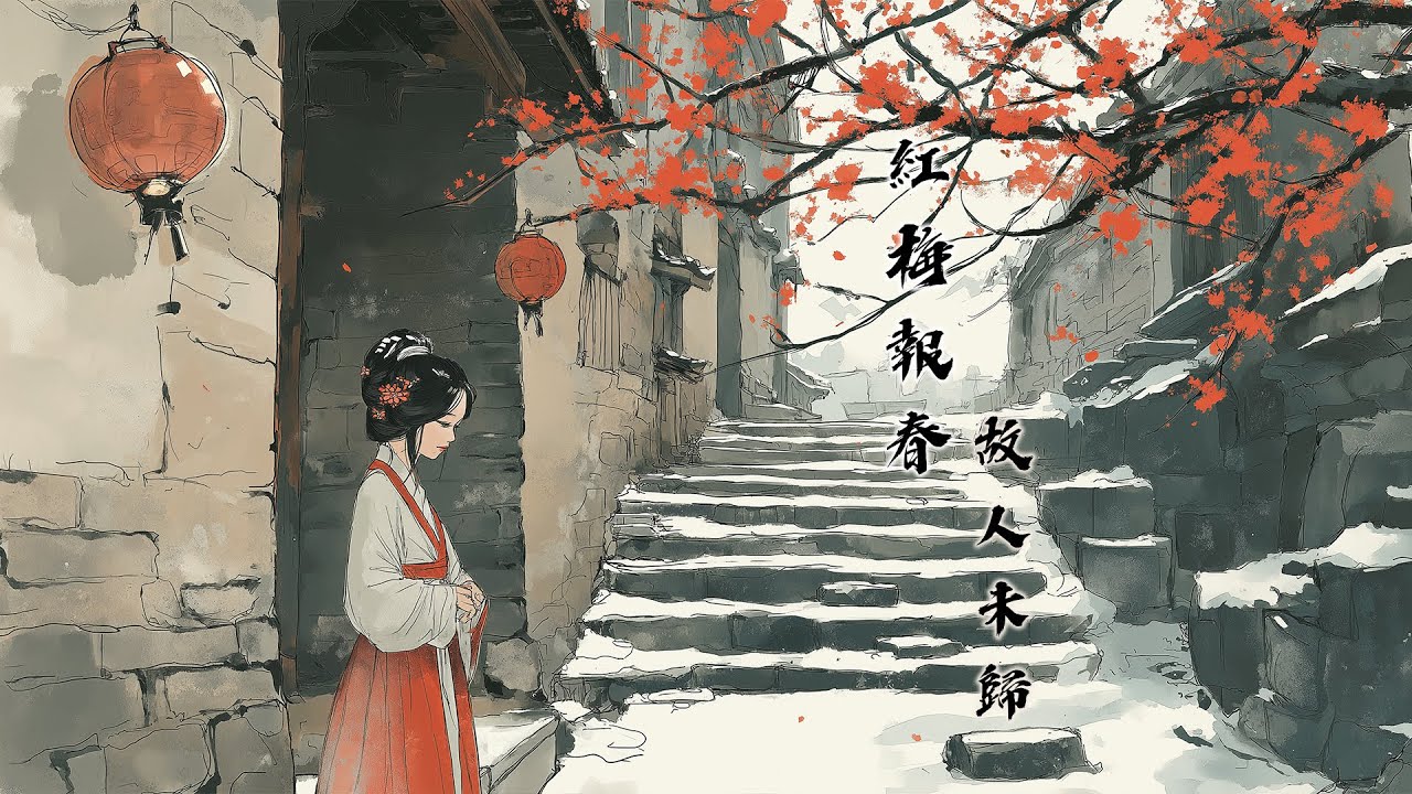 Traditional Chinese Music for Longing & Solitude | 紅梅報春 · 故人未歸
