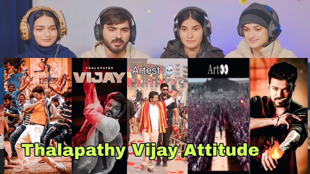 Thalapathy Vijay Attitude & Sigma Moments 😎🔥 | Reaction
