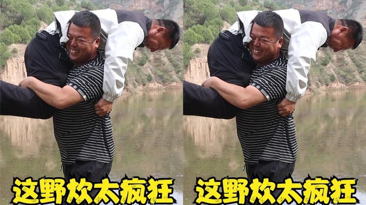 春暖花开日，几兄弟去踏青野炊，现场一片欢声笑语！ #新农人计划2024 #野炊 #烧烤