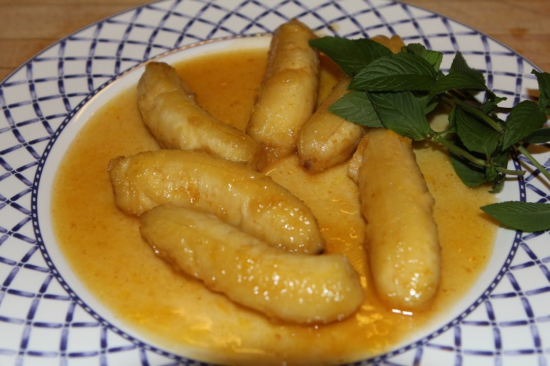 Banane flambée