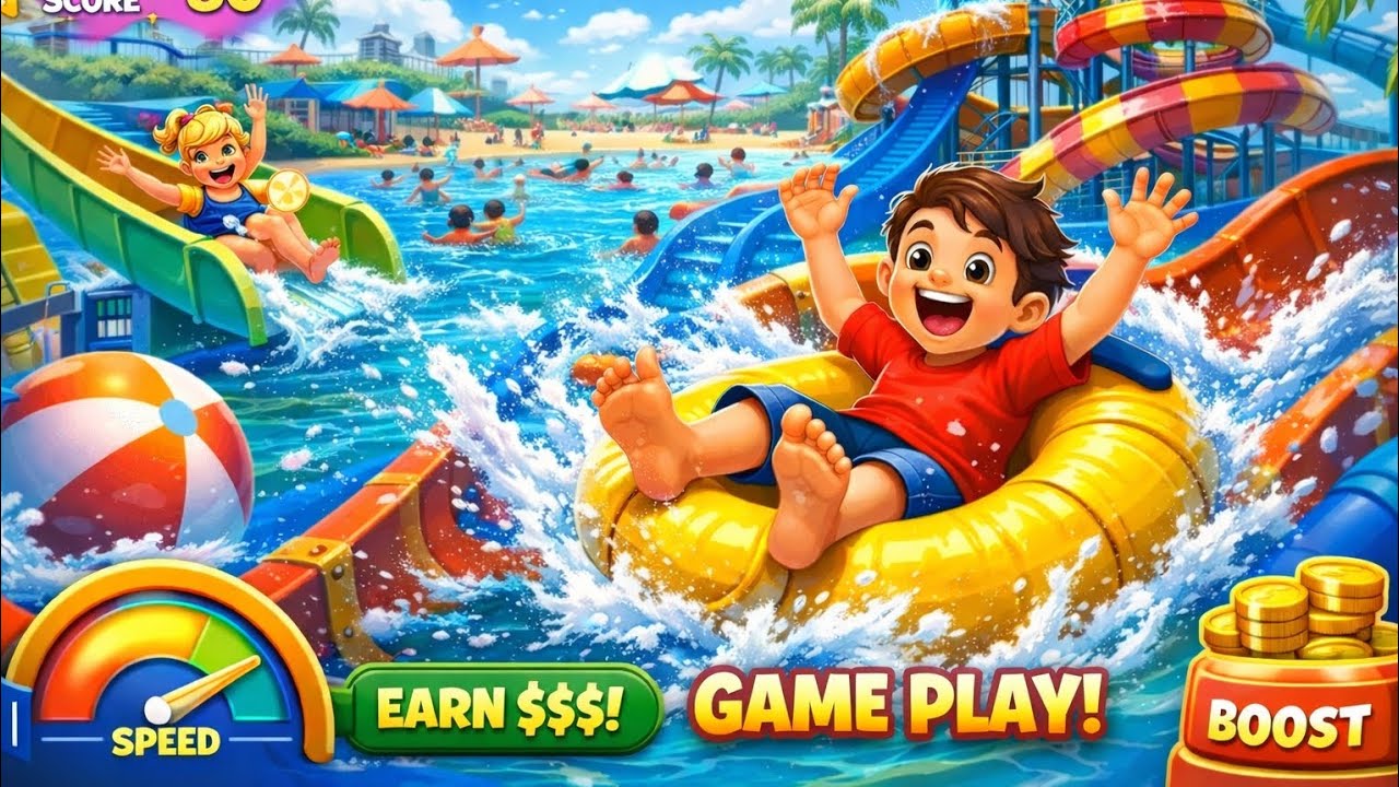 Water Park Simulator Gameplay 😍 | Apna Water Park Build Karo 💦 | New Simulation Game