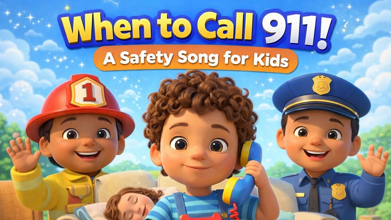 When to Call 911 🚨 | Emergency Safety Song for Kids | Learn 911 for Preschoolers | Bloom & Bop!