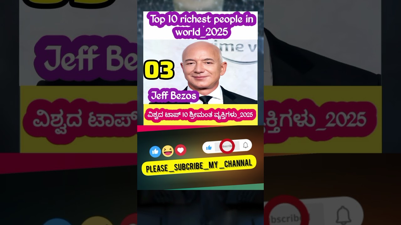 Top 10 Richest People in the World 2025 | Forbes & Bloomberg Billionaires List