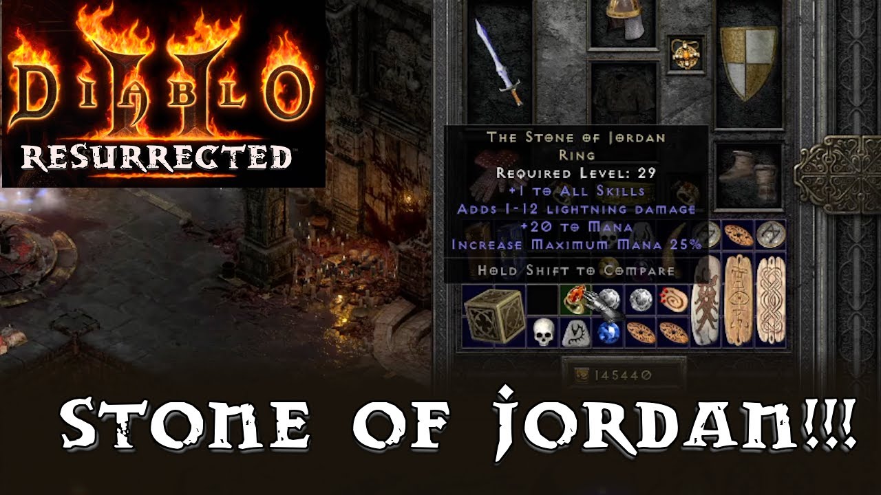 Diablo 2 Resurrected: My First Stone of Jordan!!!