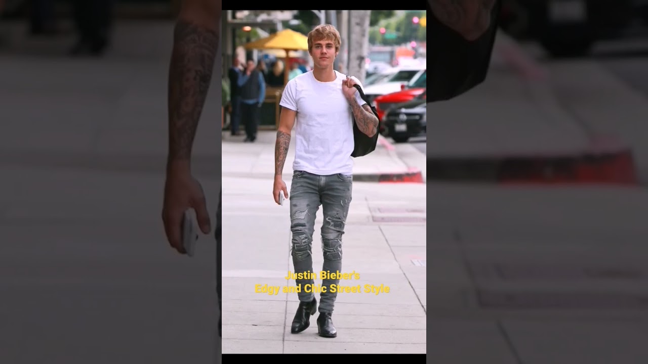 Justin Bieber's Edgy and Chic Street Style | Fashion Inspiration #justinbieber