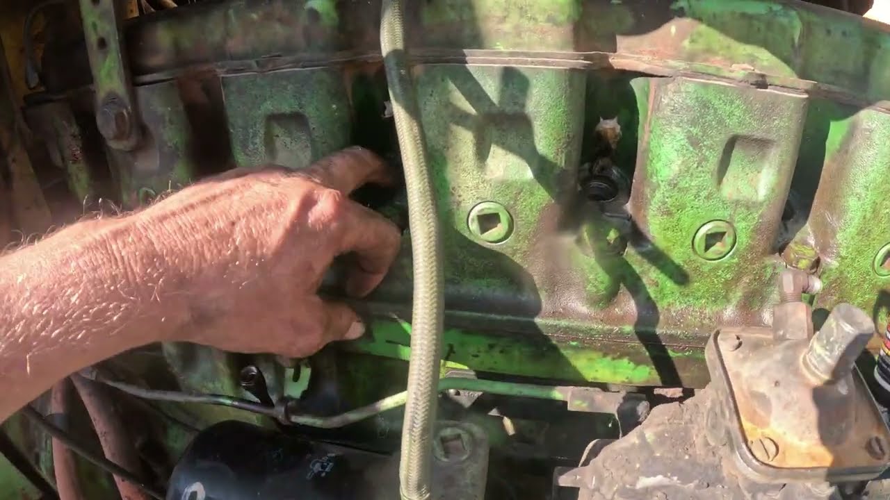 JD 4630 very stuck injector removal