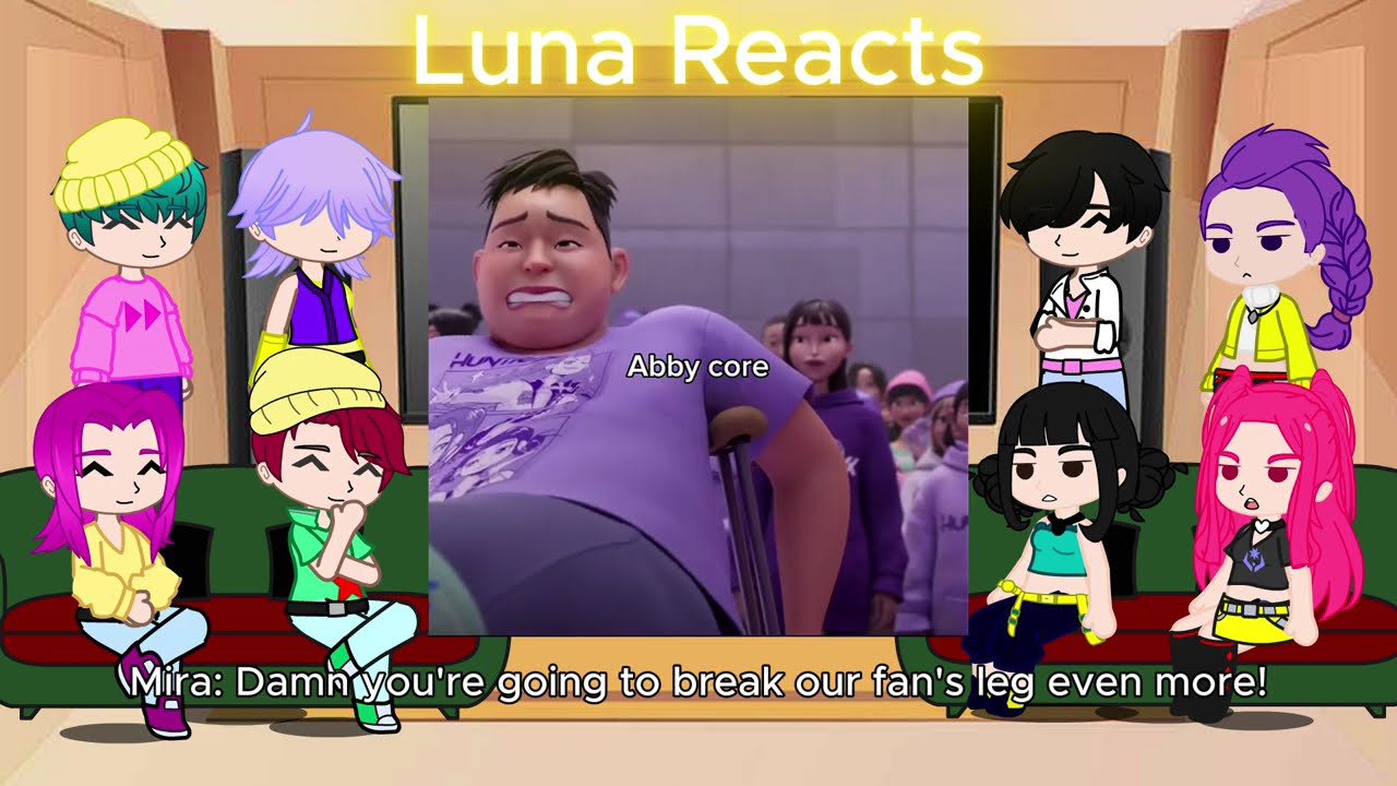 KPop Demon Hunters React To Themselves / TikToks + Memes / Huntrix & Saja Boys / Gacha React