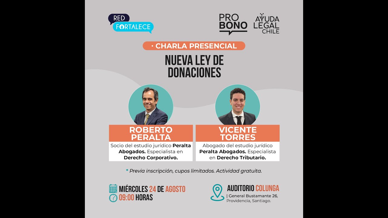 Charla Ley de Donaciones