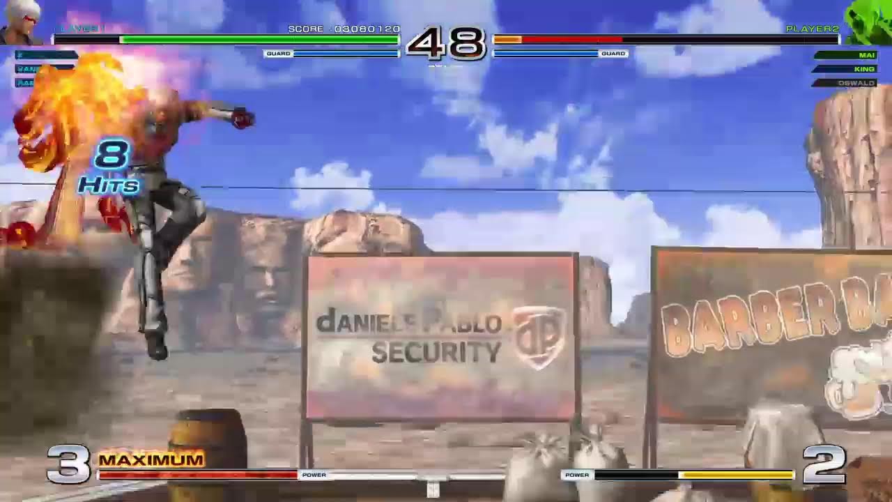 King Of Fighters XIV Arcade Mode Easiest Dificcult 2000 Hero Team P3