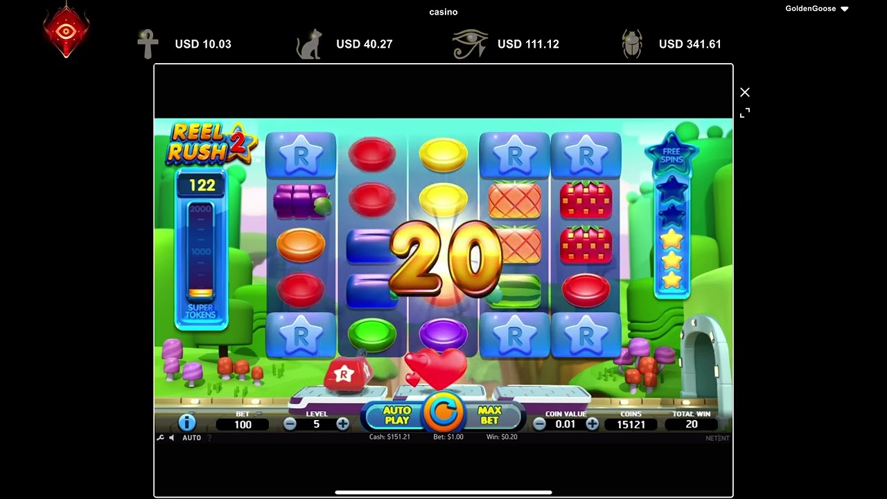 Massive Feature WIN in Reel Rush 2 on OsirisX