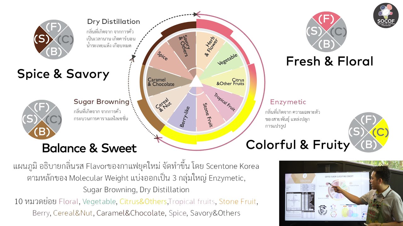การประเมิน Flavor โดยใช้ Cl log (Classifying Log) หลักสูตร GCS International class from Korea