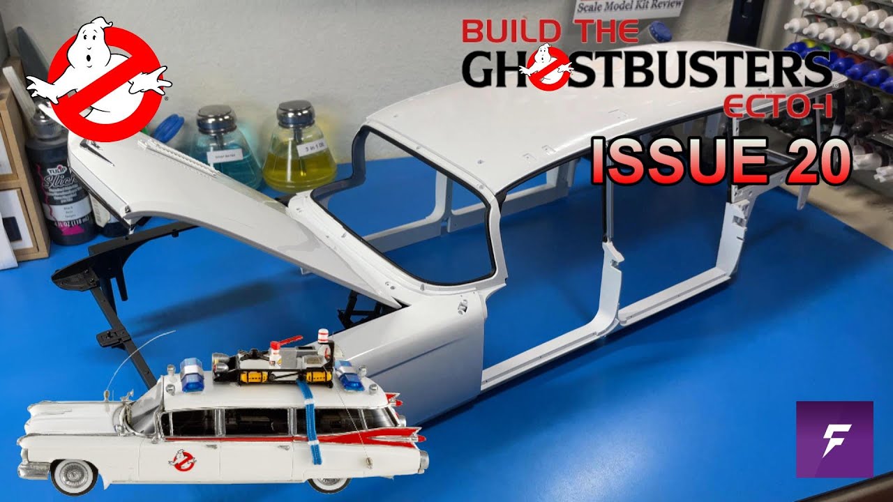 Build the Ghostbusters Ecto-1 Stages 71 - 74 by FanHome | ASMR