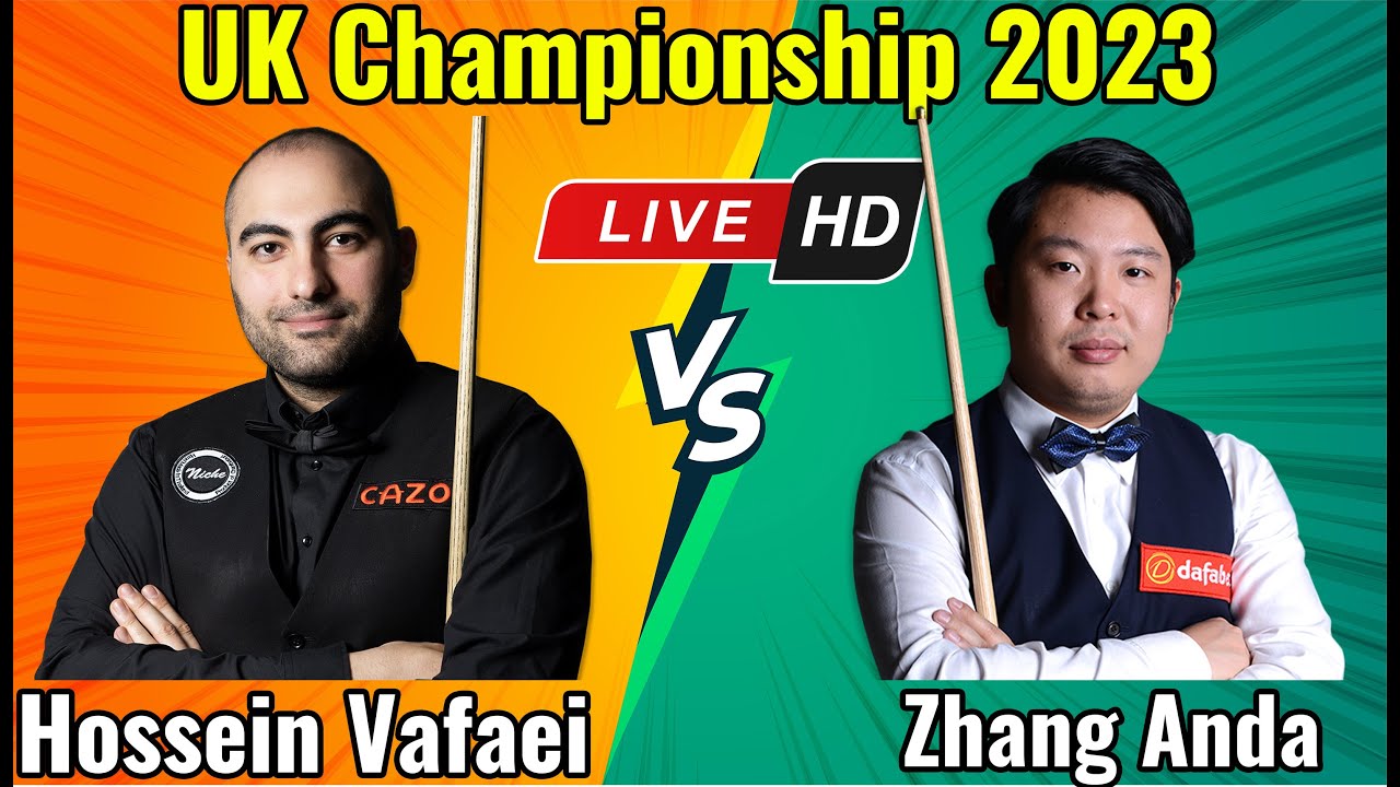 Hossein Vafaei vs Zhang Anda UK Championship 2023 QuarterfinalLive HD