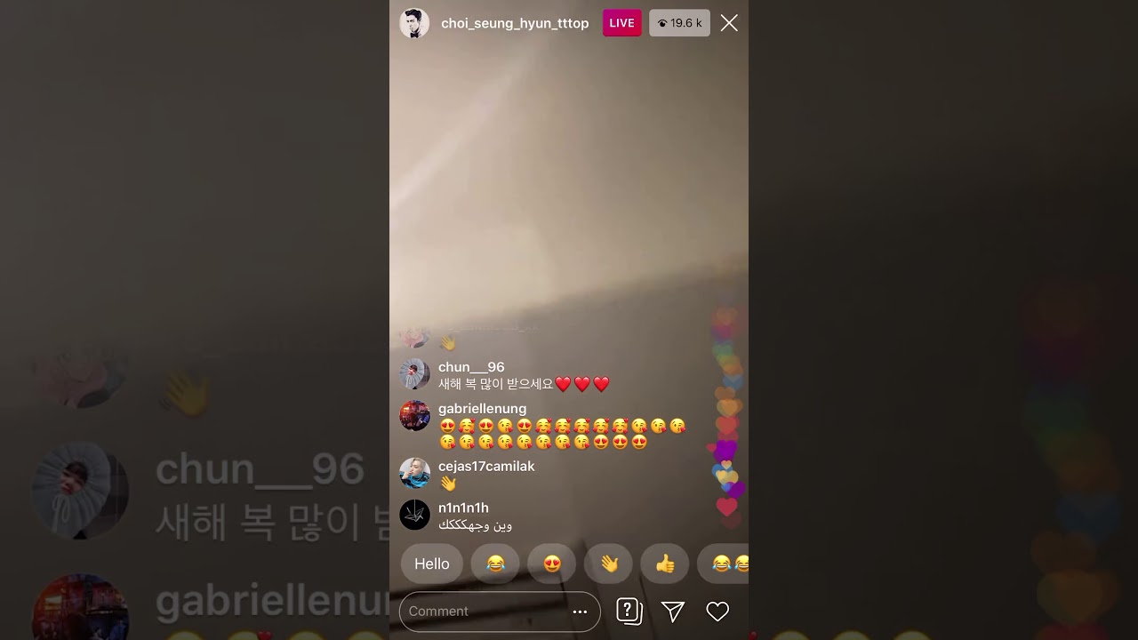 BIG BANG T.O.P Instagram Live 230120