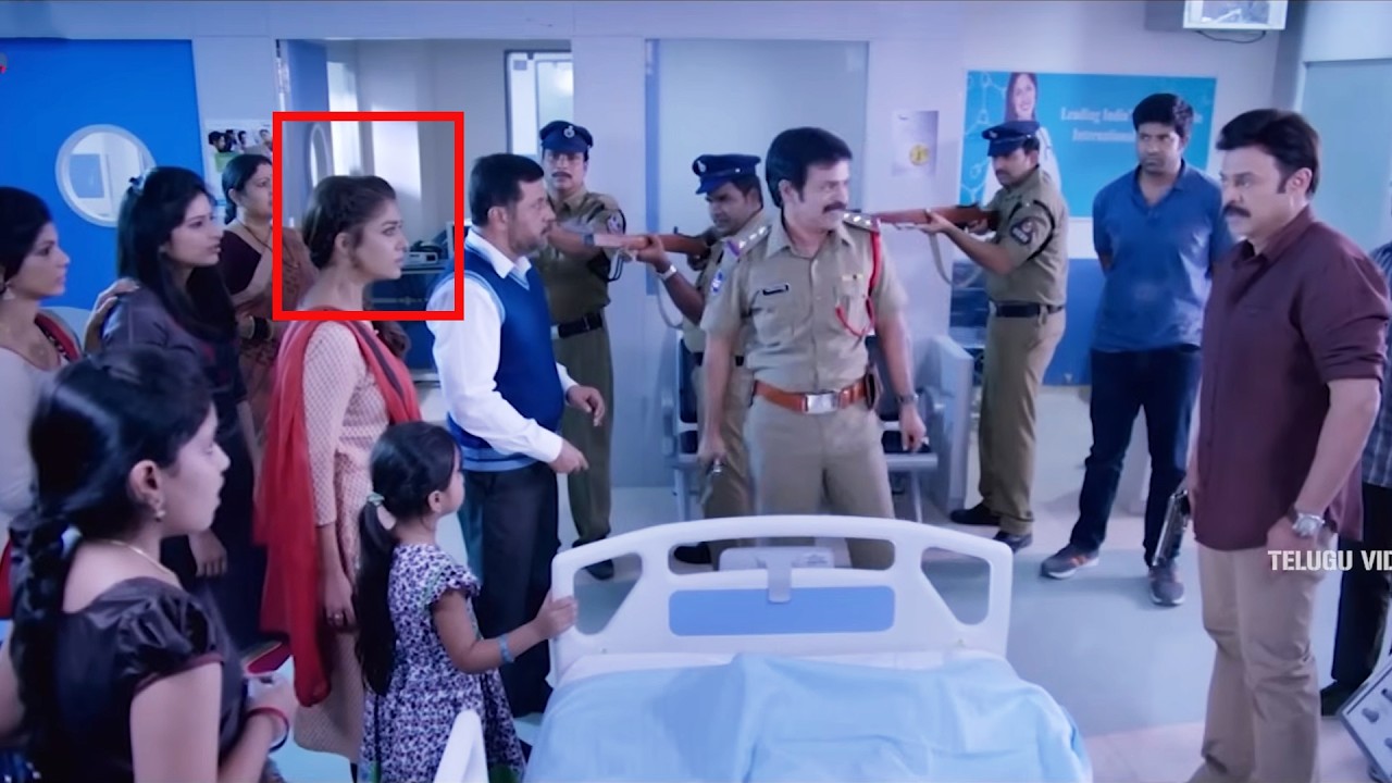 Venkatesh Arrest Nayanthara's Father scene | Venkatesh | Nayanathara | @TeluguVideoZ