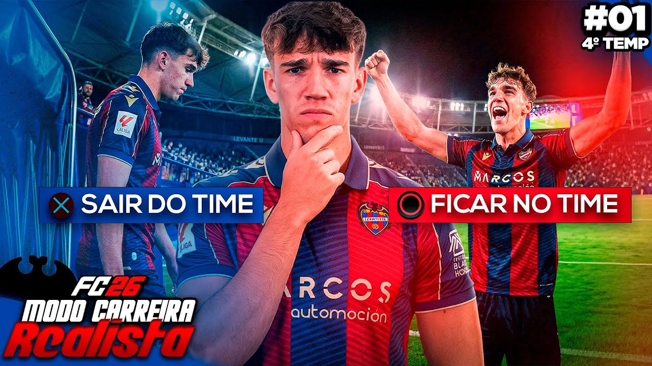A DECISÃO DA NOSSA ESTRELA! - Modo Carreira Realista EA FC26 Parte 1