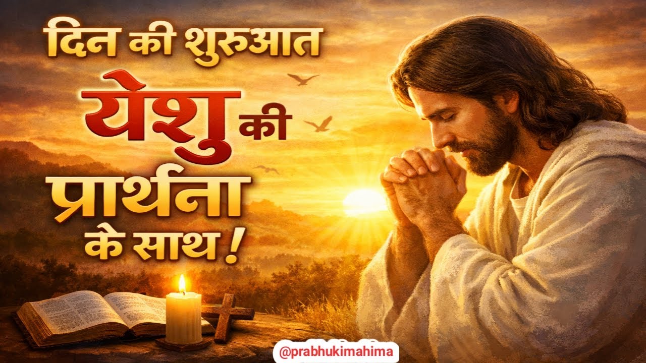 दिन की शुरुआत येशु की प्रार्थना के साथ करो काम सफल होगा !  Jesus God Healing Prayer 🙏🏼 Prathna Jesus