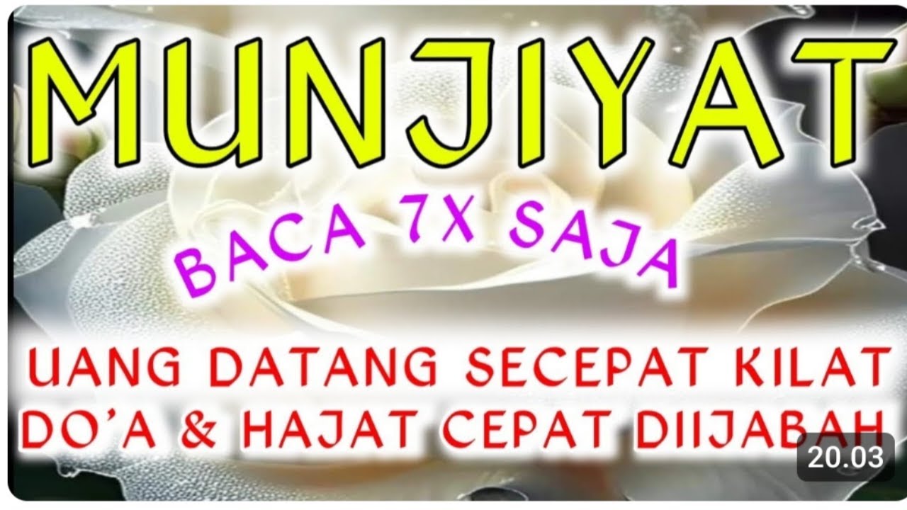 MINTA APAPUN PASTI LANGSUNG TERKABUL‼️KUNCI TERKABULNYA HAJAT & DOA SECEPAT KILAT, SHOLAWAT MUNJIYAT