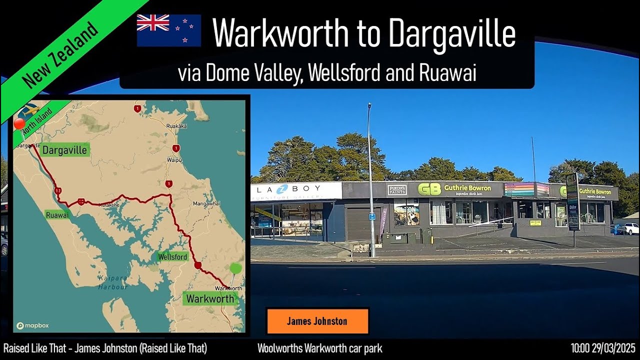 ♪ Warkworth to Dargaville, New Zealand