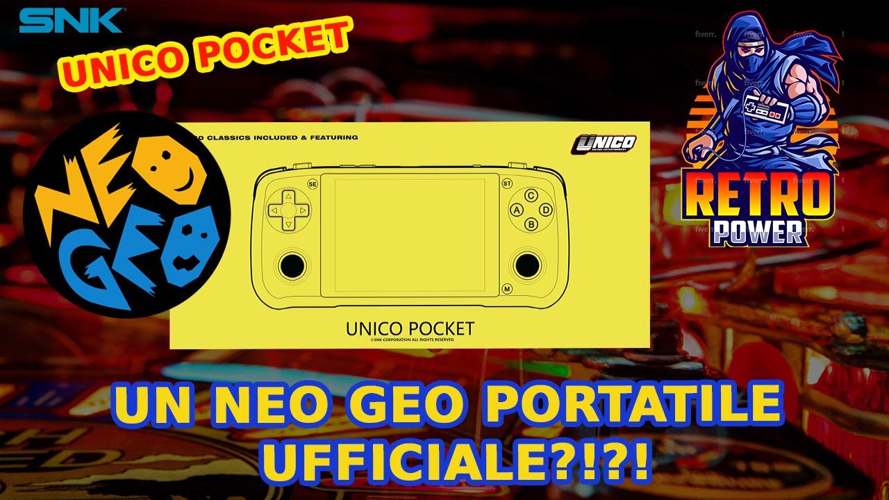 Recensione Unico Pocket: Il Neo Geo Portatile con 40 Giochi SNK 🎮