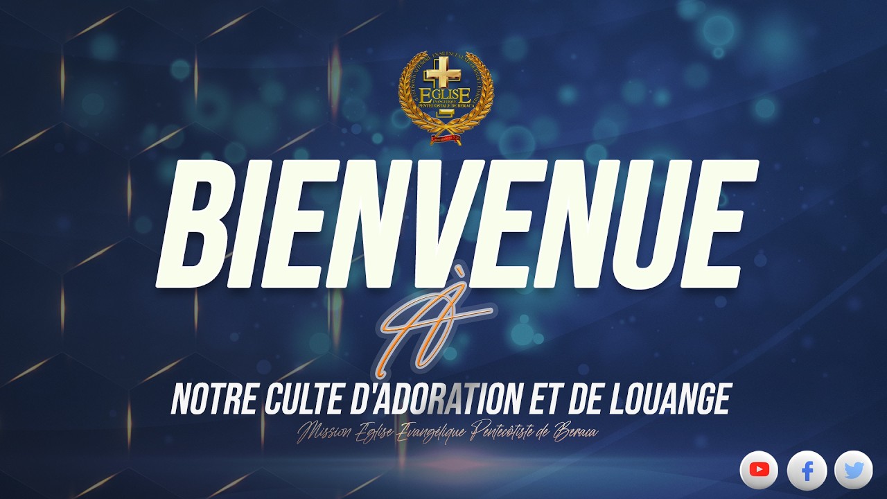 CULTE D'ADORATION ET DE DE LOUANGE | DIMANCHE  15 MARS 2026