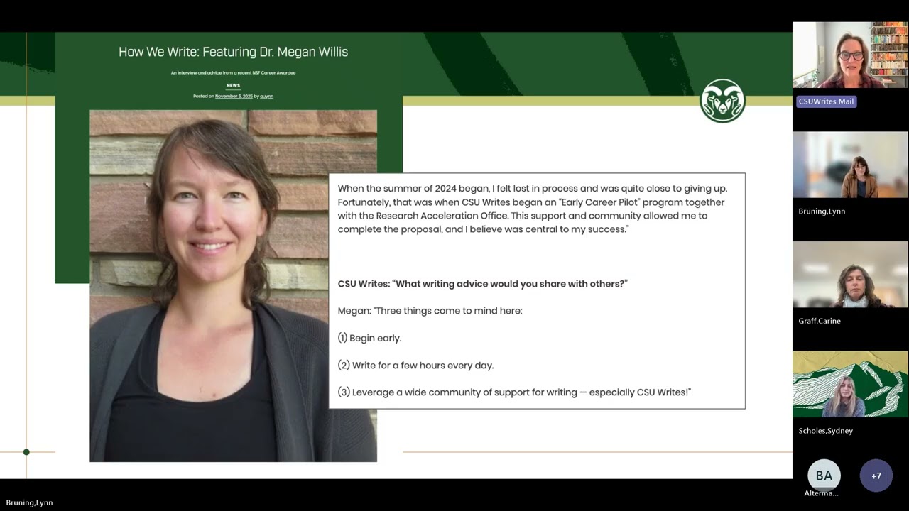 2026 CSU Early Career Grant Program Info Session