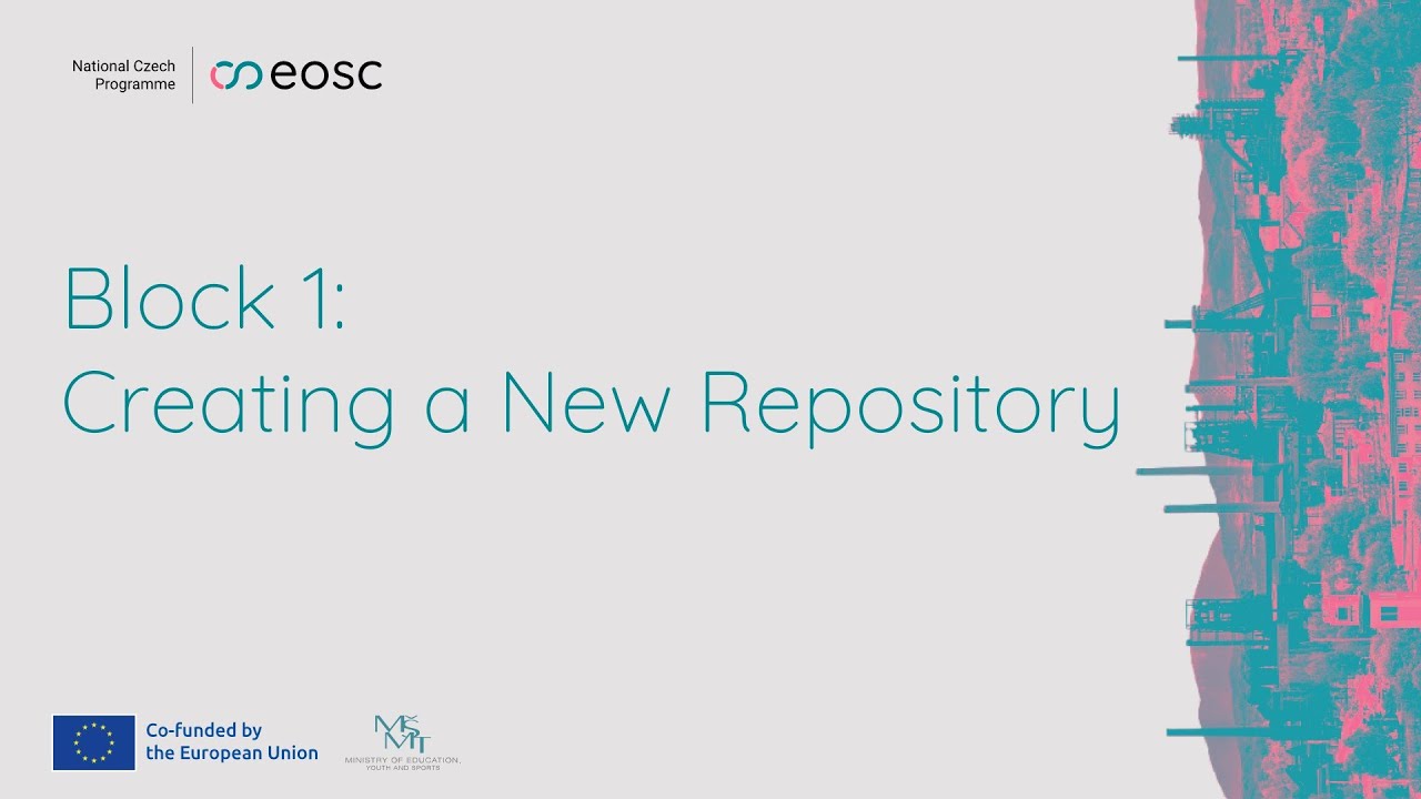 Creating a New Repository – Block 1 Introduction