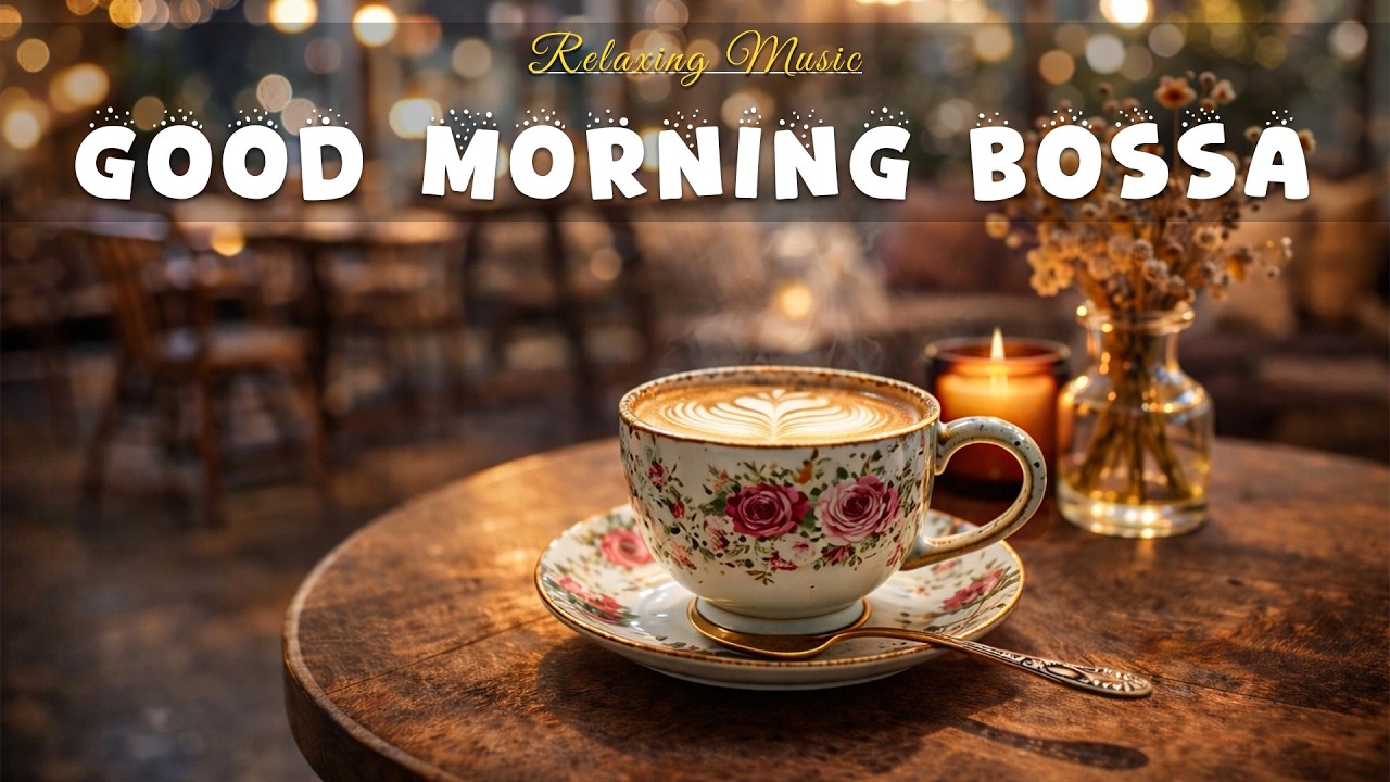 [GOOD MORNING BOSSA] ~ Relaxing Spring Coffee Jazz & Soft Bossa Nova Piano for Study, Work