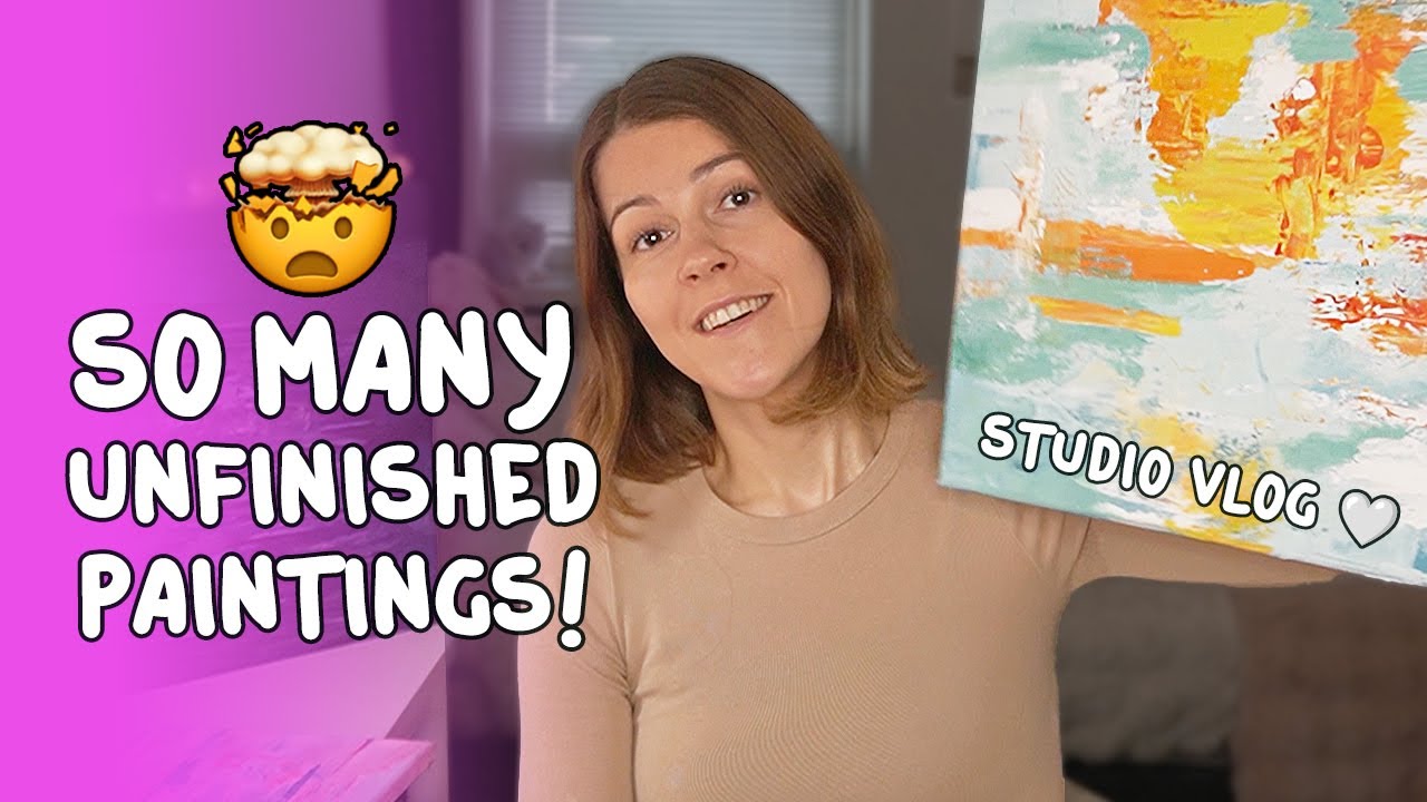 The Studio is a Mess & So is My Motivation 😬 ♡ STUDIO VLOG