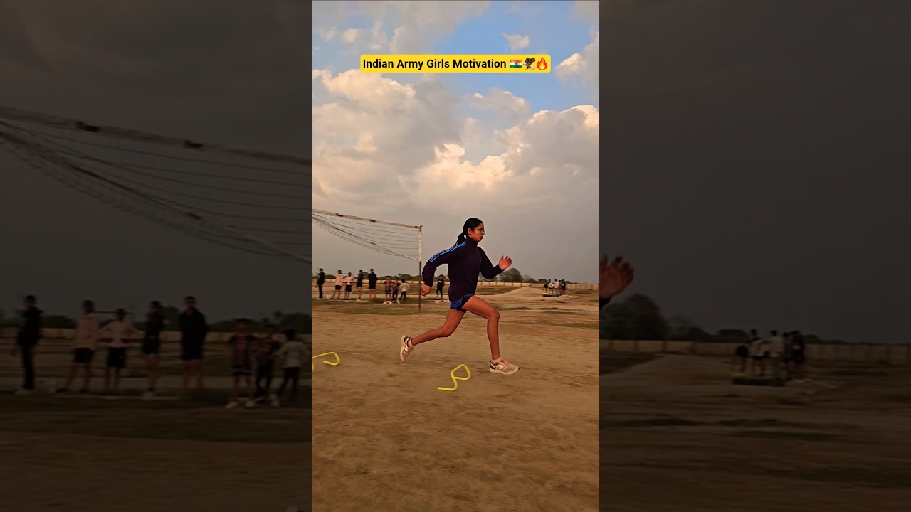 Indian Army Girls Motivation Running 🔥🇮🇳🦅 || Army Running #trendingreels #running #ytshorts #army