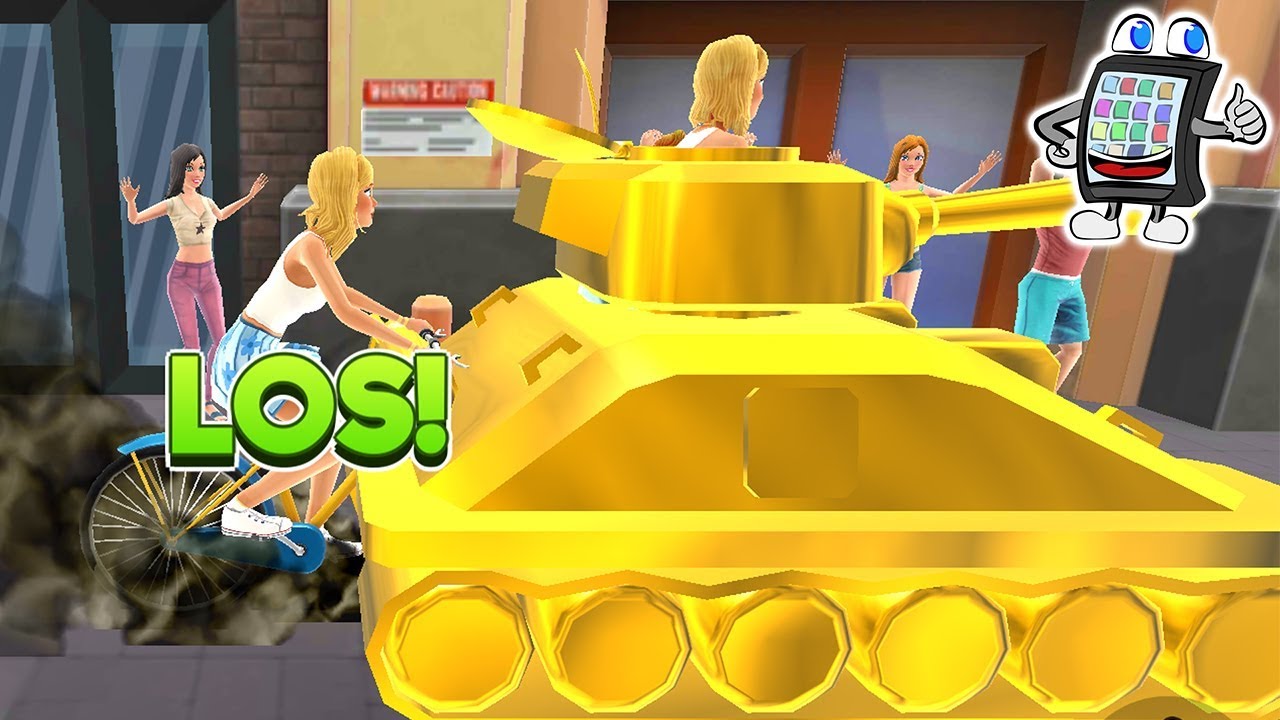 FAHRRAD VS PANZER Uphill Rush New York App deutsch | Nina spielt Online gegen den Rest der Welt