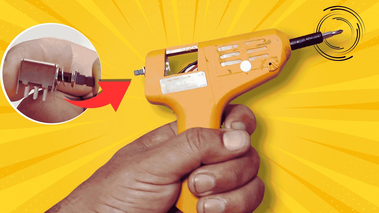 Fa&ccedil;a uma Chave de Fenda El&eacute;trica se voc&ecirc; tiver uma pistola de cola quente que n&atilde;o &eacute; mais &uacute;til